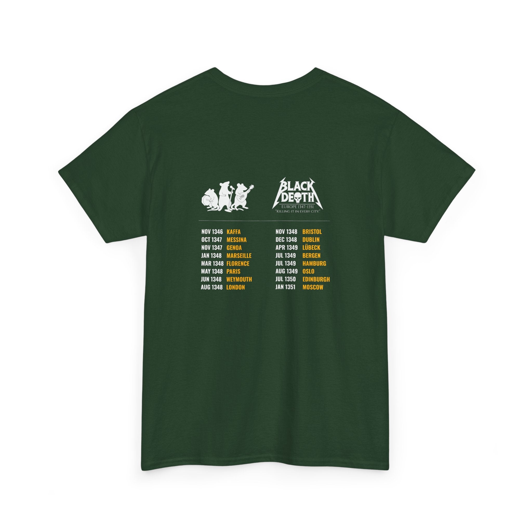 Black Death Band Tee