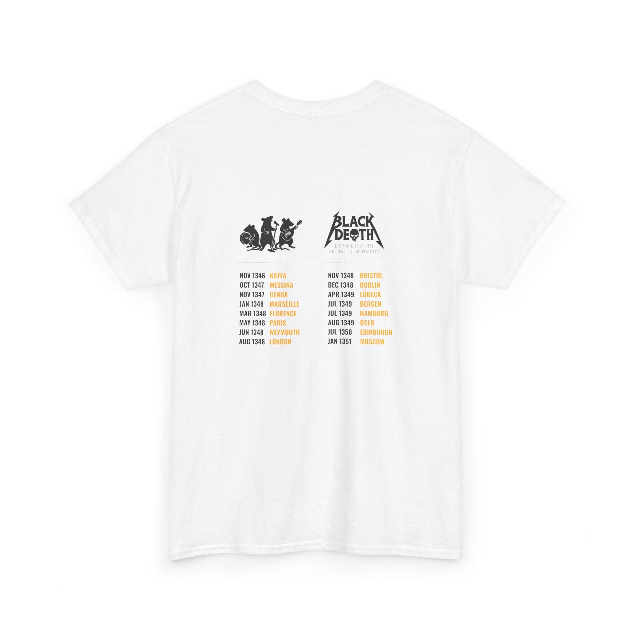 Black Death Band Tee