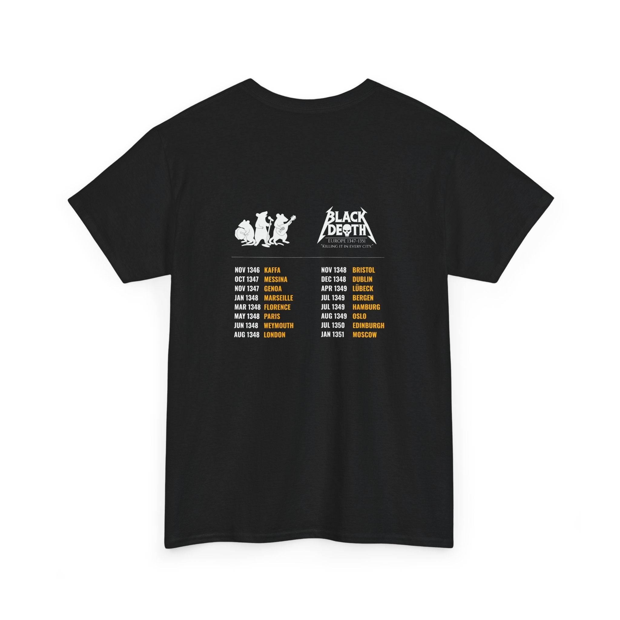 Black Death Band Tee